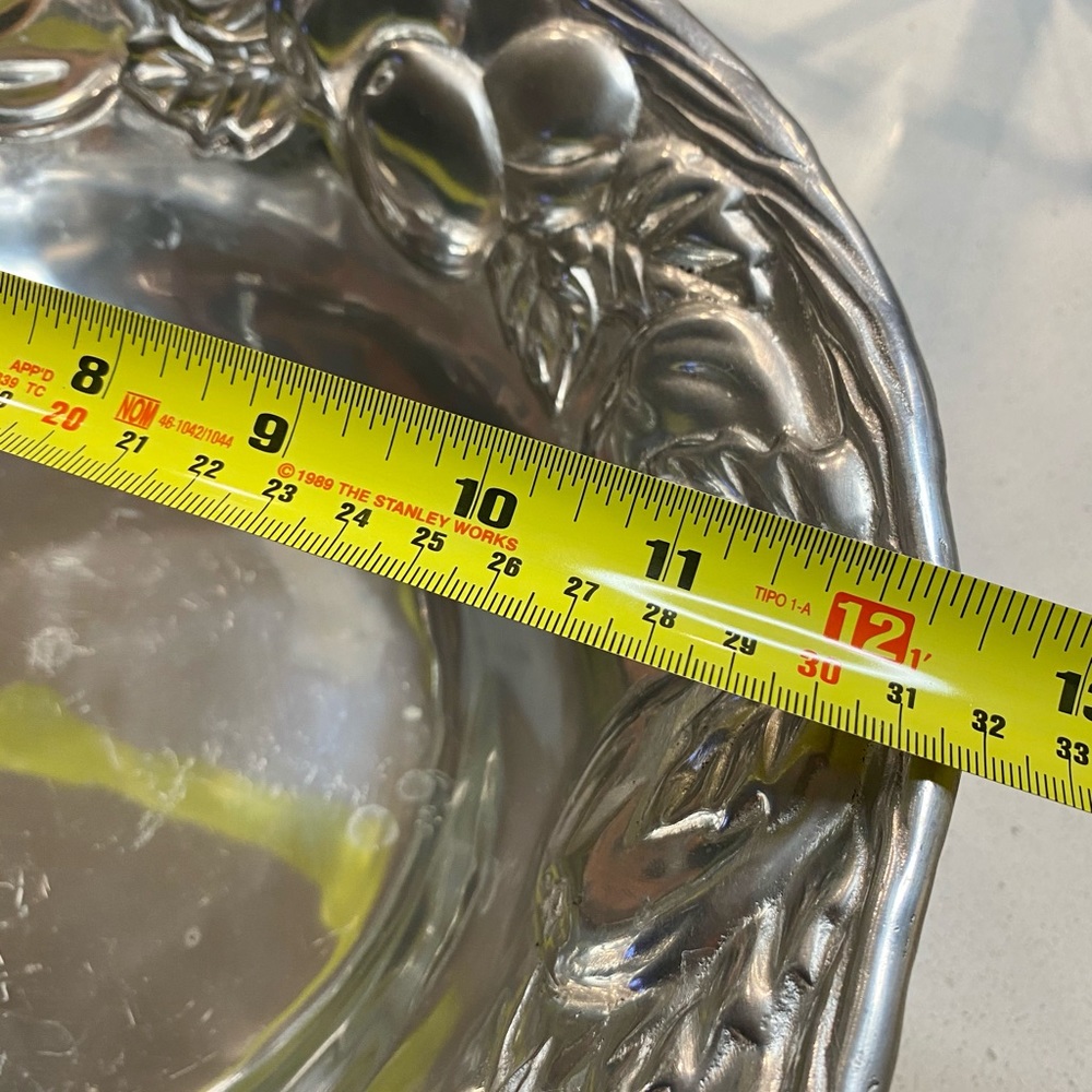 Napa Valley Noble Excellence Silver Fruit Bowl 🍉 - Picture 15 of 16